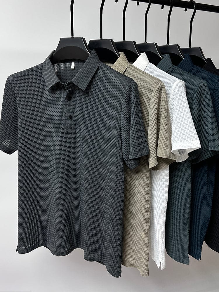 Morten | Heren Poloshirt van Mesh