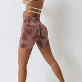 Athlina | Naadloze Hoge Taille Scrunch Shorts
