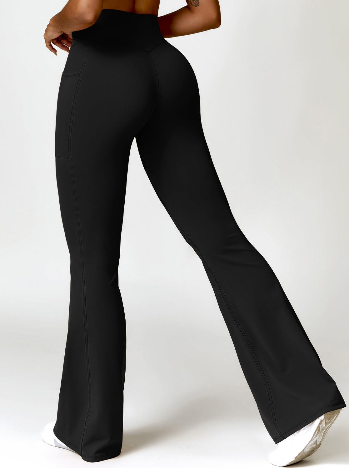 Elena | Hoge Taille Bootcut Leggings met Zakken