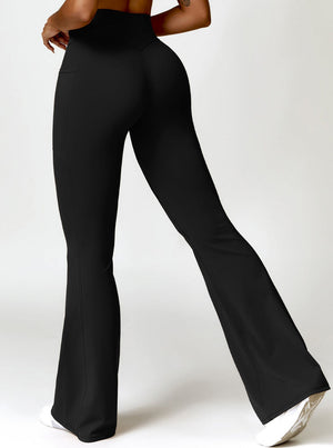 Elena | Hoge Taille Bootcut Leggings met Zakken