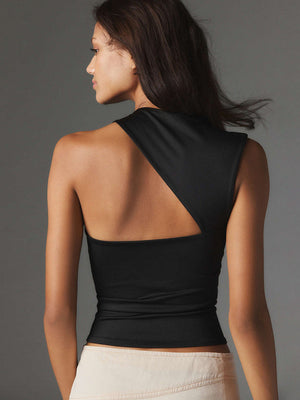 Odilia | Chic Eén-Schouder Uitsnede Tanktop