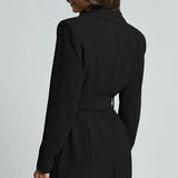 Dunja | Blazer-jurk met riem voor dames