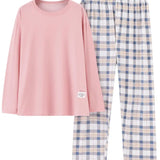 Babsi™ Comfortabele damespyjama met ruitpatroon