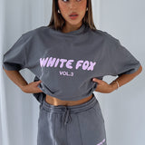 Offstage Oversized Tee Vulkano – Stoer, Comfortabel en Moeiteloos Stijlvol