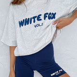 Offstage Oversized T-shirt Mineral Grijs – Relaxed, Comfortabel en Tijdloos Stijlvol