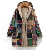 Fieneke™ Dames Patchwork Winterjas