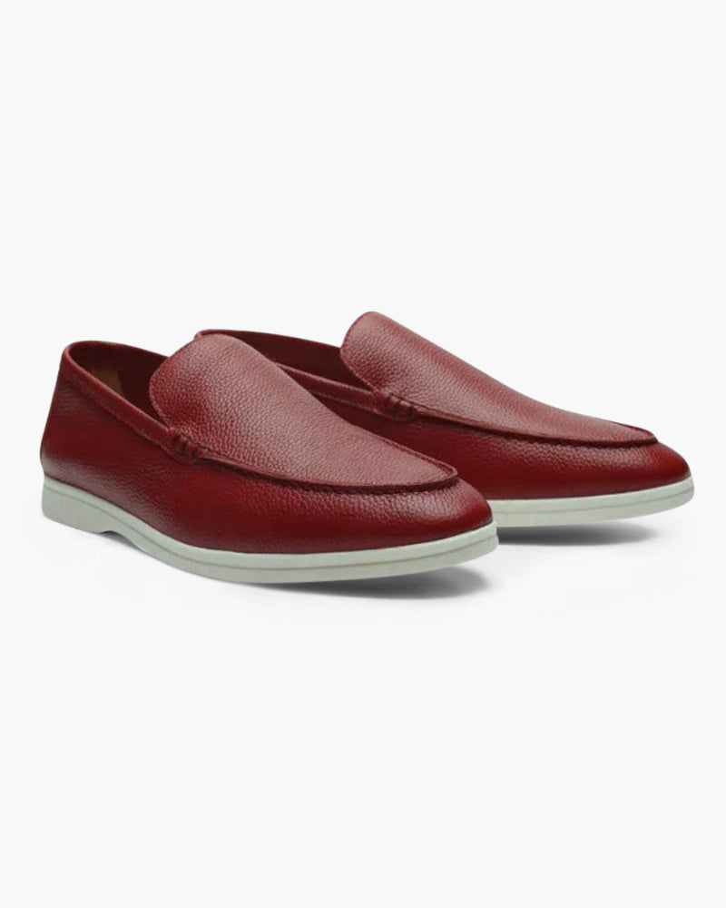 Logan | Vintage Old Money Heren Cowhide Leder Loafer