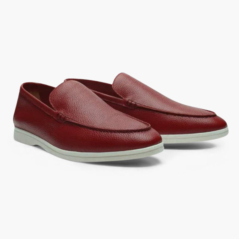 Logan | Vintage Old Money Heren Cowhide Leder Loafer