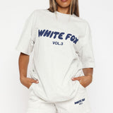 Offstage Oversized T-shirt Mineral Grijs – Relaxed, Comfortabel en Tijdloos Stijlvol