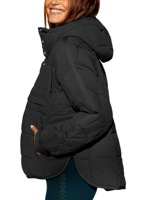 Ninthe™ Dames Gewatteerde Winterjas