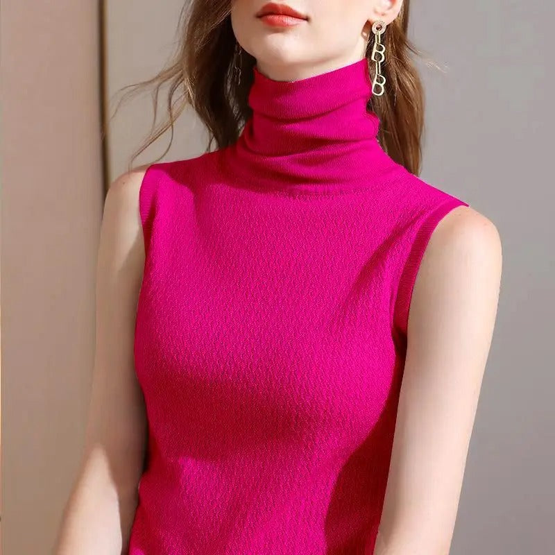 Diede™ Elegante Mouwloze Coltrui Top