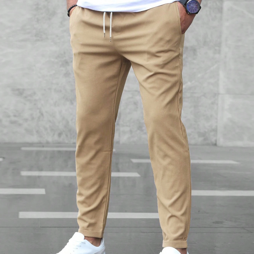 Atlden | Slim Fit Joggingbroek met Tunnelkoord
