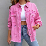 Isaura™ Dames Oversized Spijkerjack