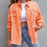 Isaura™ Dames Oversized Spijkerjack