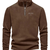 Heren Trui Half Zip Casual Warm Comfort