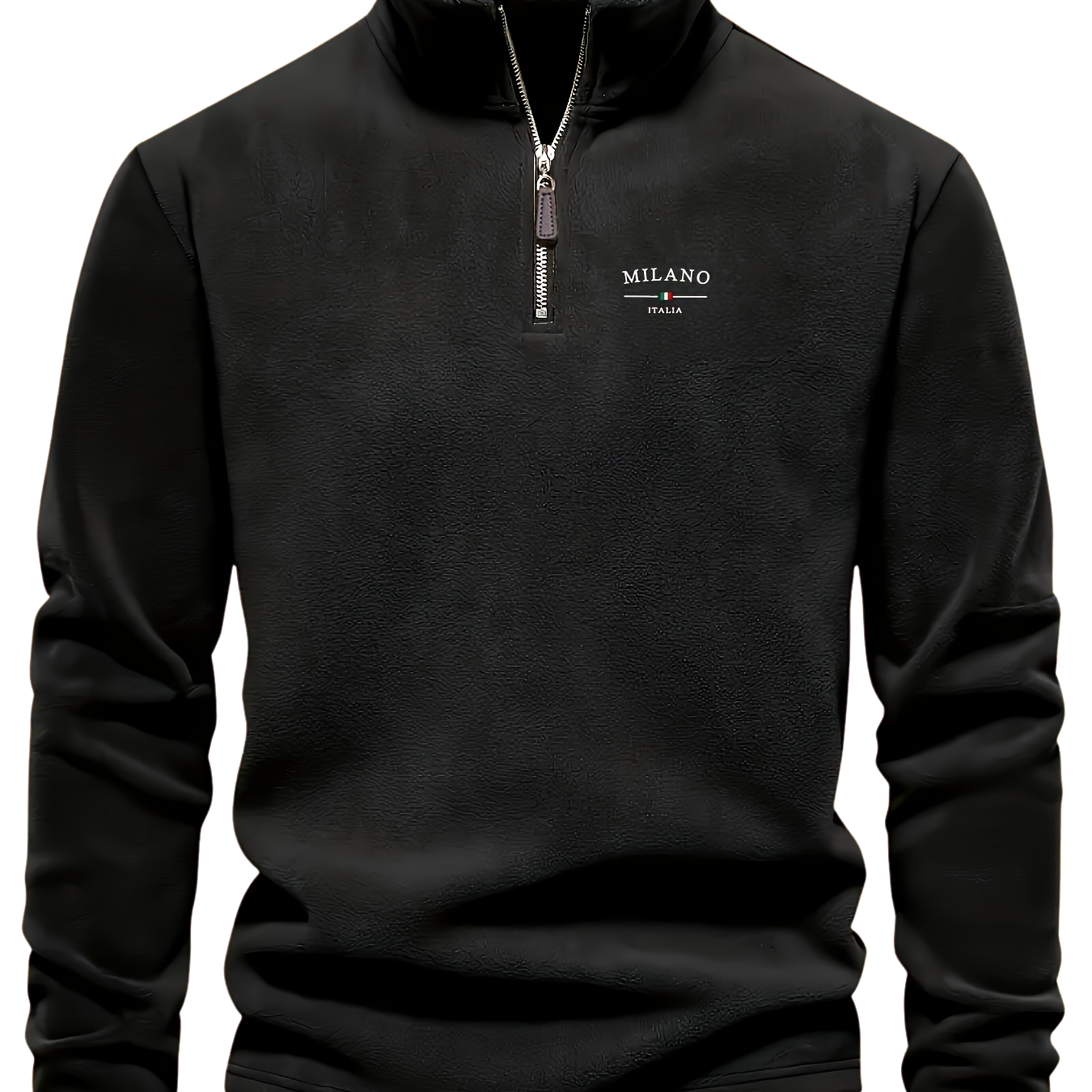 Heren Half Zip Trui Casual Warm Modern