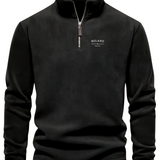 Heren Half Zip Trui Casual Warm Modern