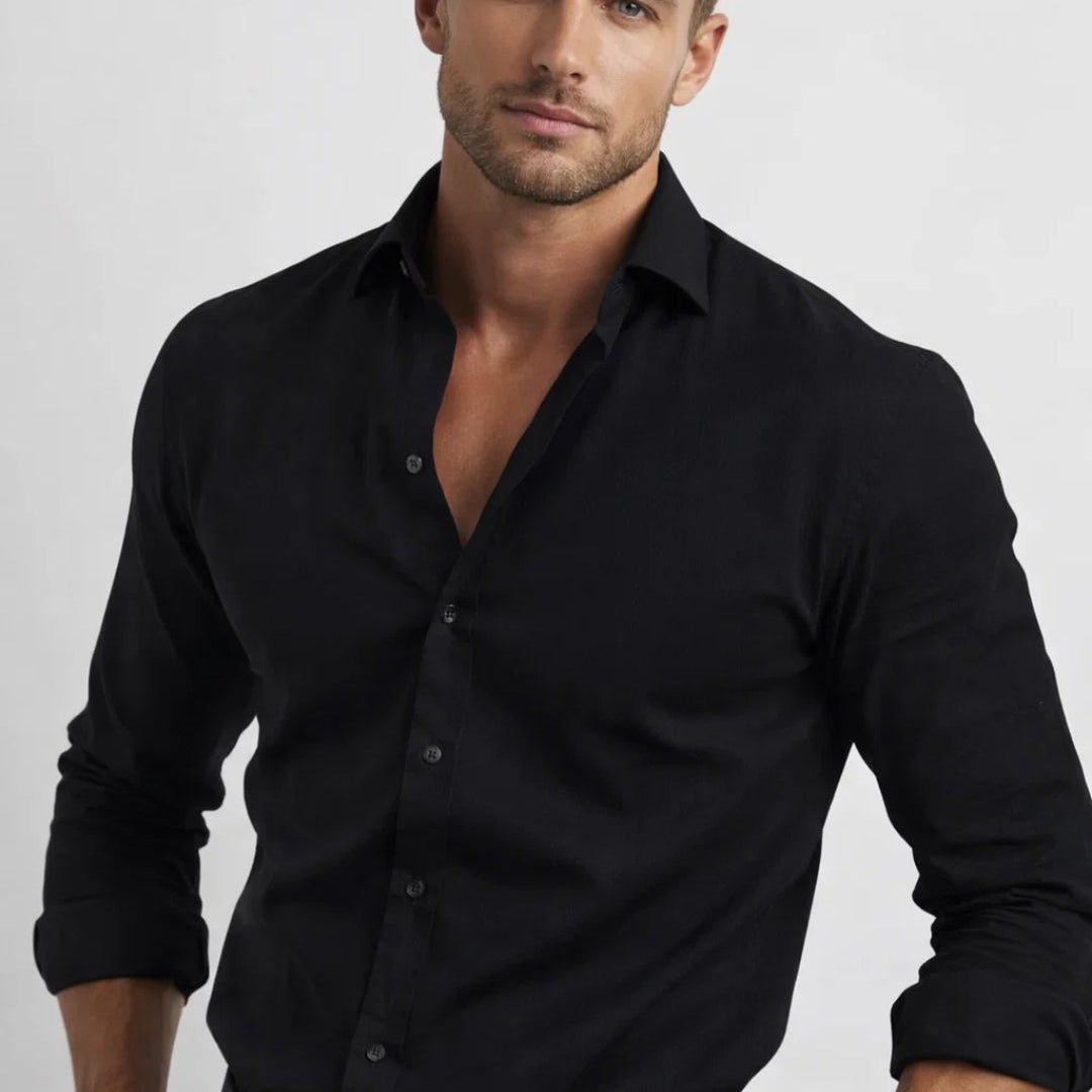 Heren Overhemd Slim Fit Casual Elegant Stijl