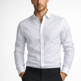 Elegant Overhemd Slim Fit Ademend Comfort