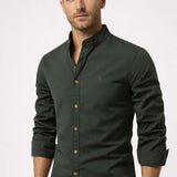 Heren Overhemd Button Down Modern Aansluitend