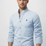 Casual Slim Fit Overhemd met Knopen voor Moderne Look