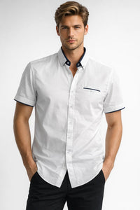 Kortemouw Overhemd met Slim Fit voor Zomerse Stijl