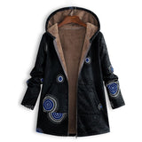 Myrthe™ Warme Fleece Jas met Boho Print