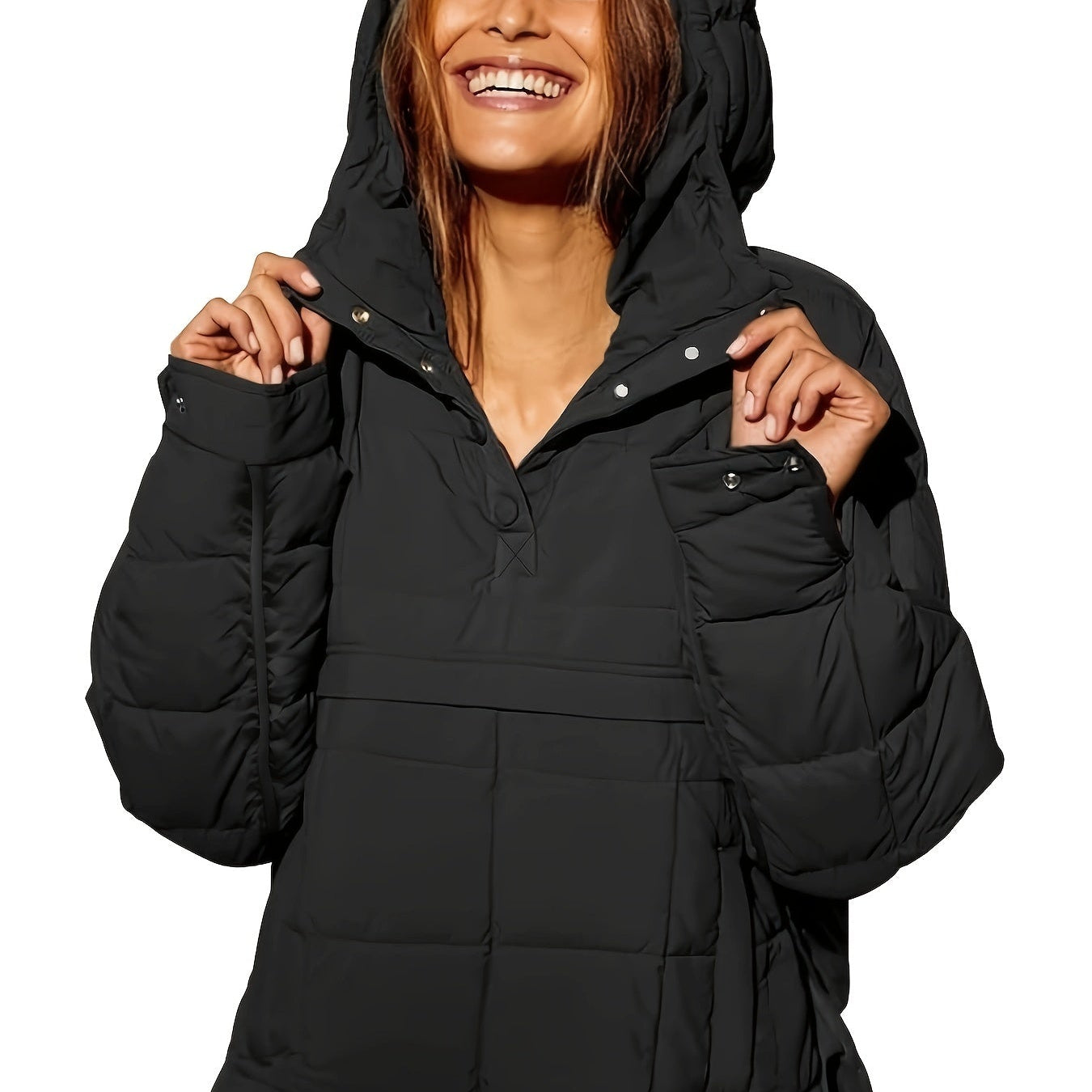 Ninthe™ Dames Gewatteerde Winterjas