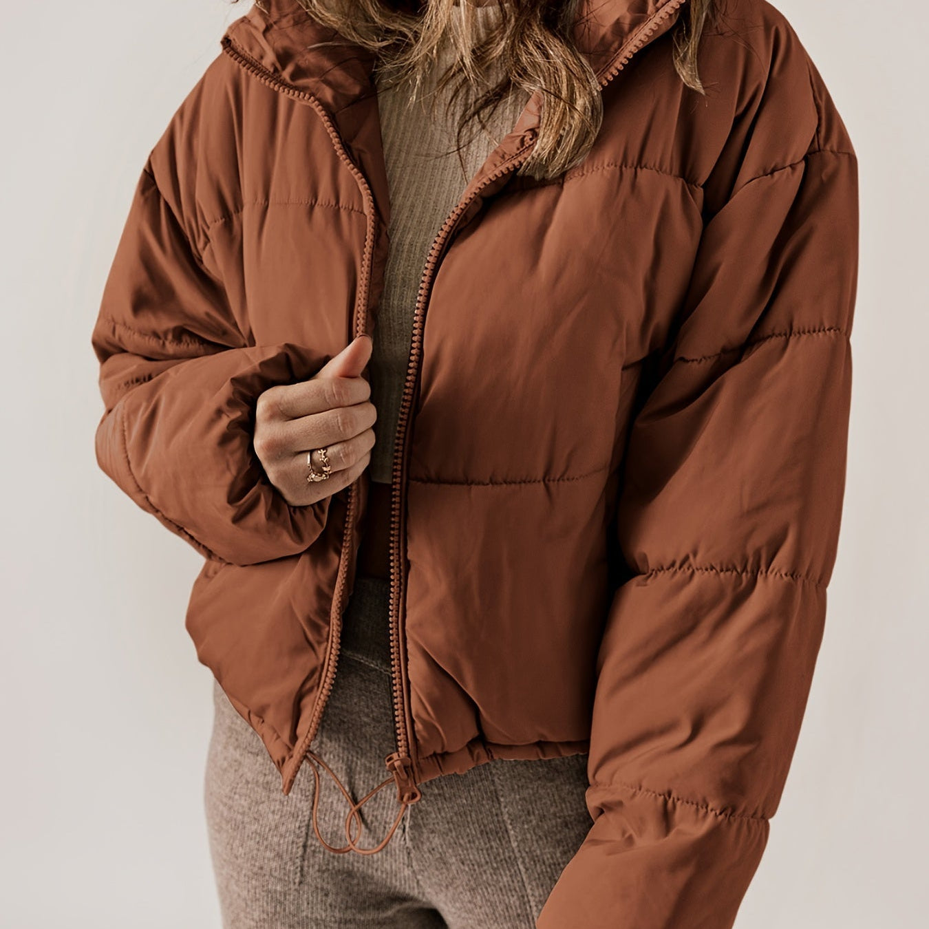 Alix™ Stijlvolle Oversized Gewatteerde Jas