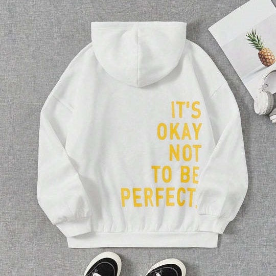 It's Okay Not To Be Perfect | Warme Dames Hoodie met Tijdloze Stijl