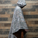 Patricia™ Luxe Fleece Poncho met Capuchon