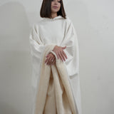 Patricia™ Luxe Fleece Poncho met Capuchon