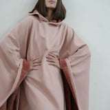 Patricia™ Luxe Fleece Poncho met Capuchon