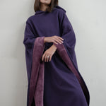 Luxe™ Fleece Poncho met Capuchon