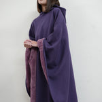 Luxe™ Fleece Poncho met Capuchon