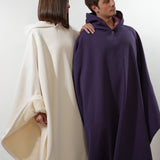 Patricia™ Luxe Fleece Poncho met Capuchon