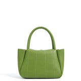 Beatrix | Stijlvolle groene leren tas met minimalistisch design