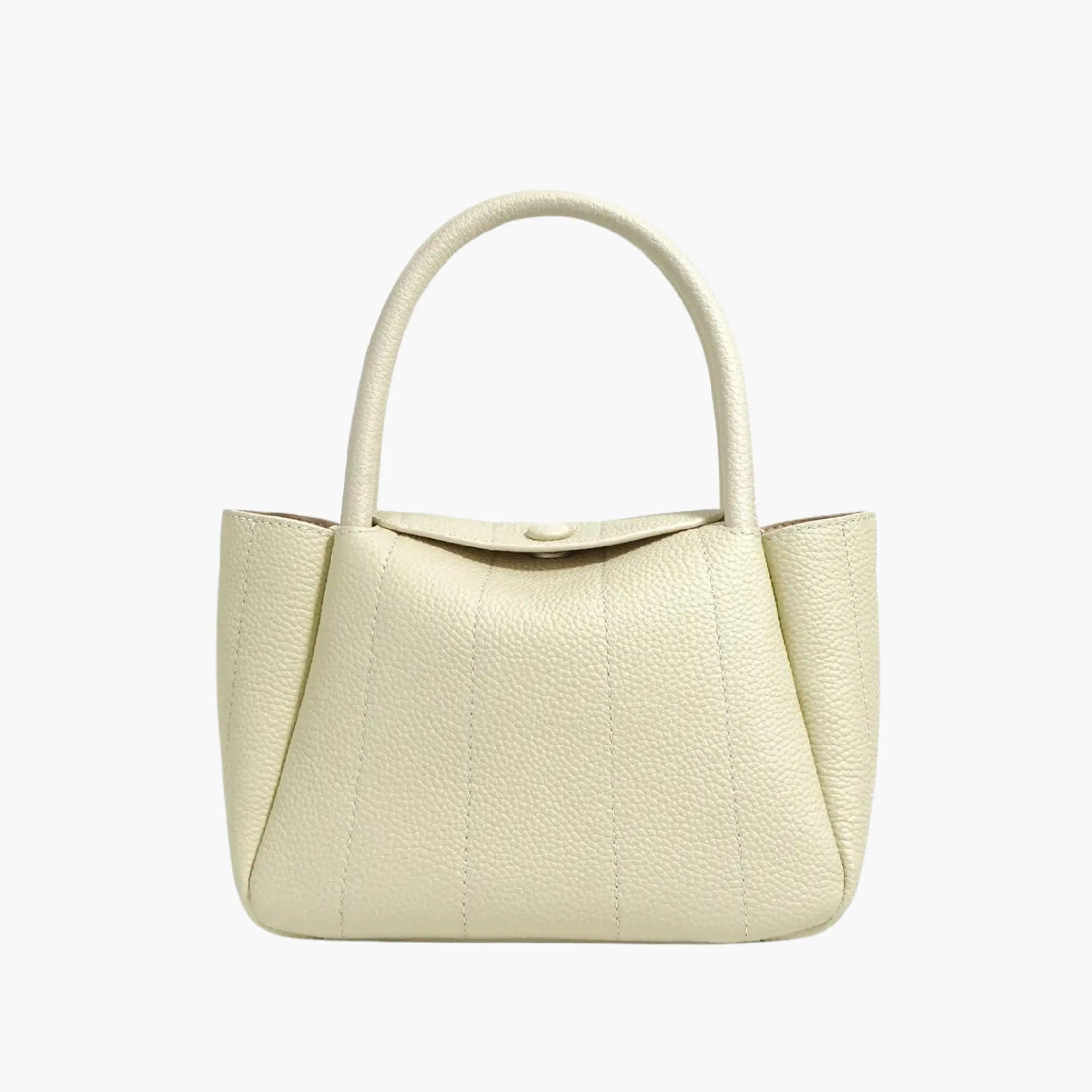 Beatrix | Stijlvolle groene leren tas met minimalistisch design