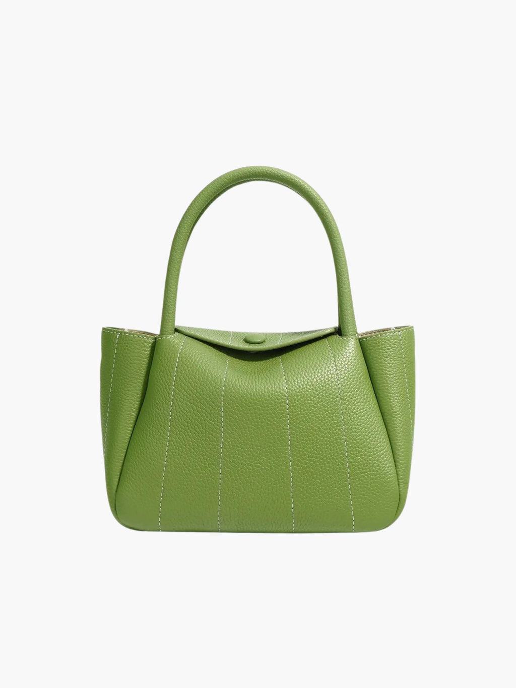Beatrix | Stijlvolle groene leren tas met minimalistisch design