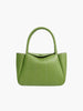 Beatrix | Stijlvolle groene leren tas met minimalistisch design