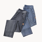 Wessel™ Heren Loose-Fit Jeans met Retro Look