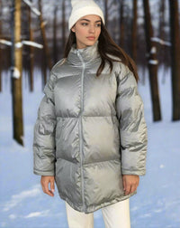 Bibi™ Warme Gewatteerde Dames Winterjas