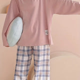 Babsi™ Comfortabele damespyjama met ruitpatroon