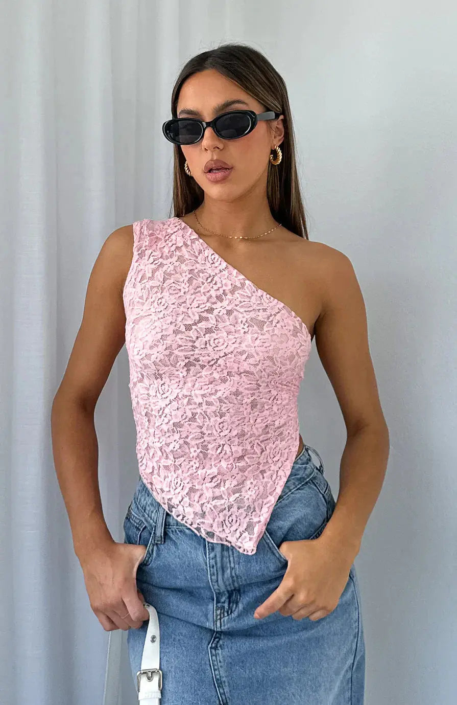 Luise | Kanttop met rugdetails
