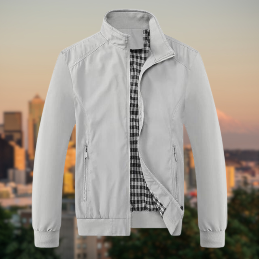 Menno™ Heren Harrington Jas – Tijdloze Elegantie
