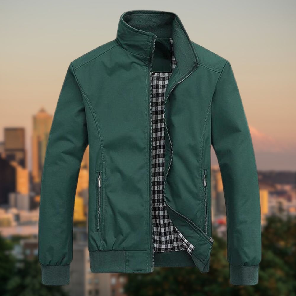 Menno™ Heren Harrington Jas – Tijdloze Elegantie