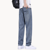 Wessel™ Heren Loose-Fit Jeans met Retro Look