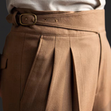 Nino™ Heren Vintage Plooi Broek