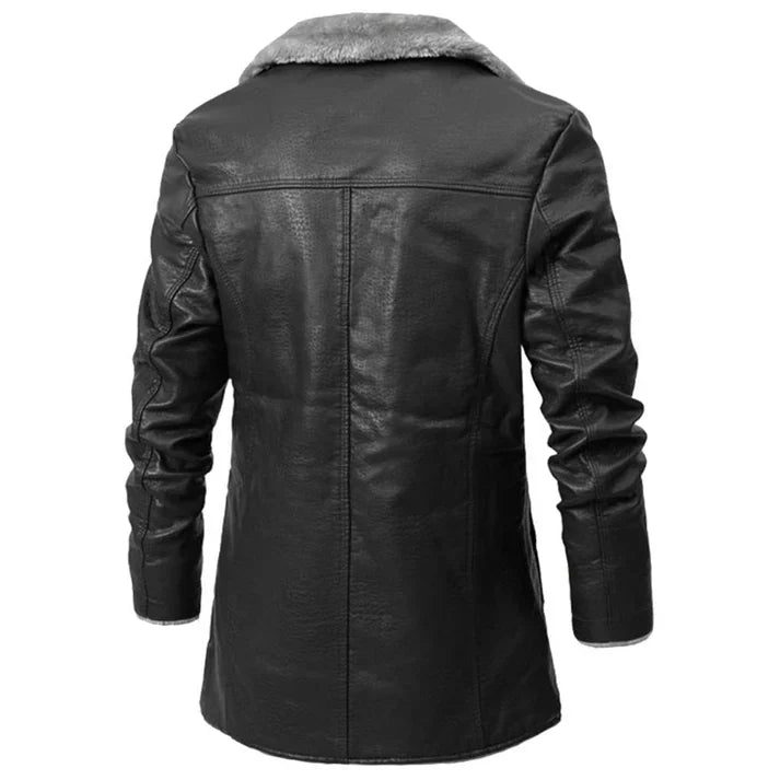 Lukas™ Heren Leren Winterjas