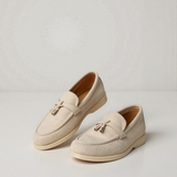 Beige Loafer met Kwasten – Elegant en Comfortabel